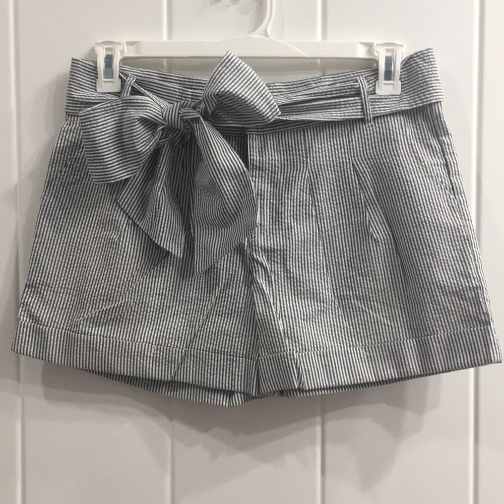 SeerSucker Bow Shorts